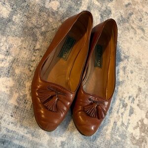 Cole Haan Women's Tassel Brown Flats